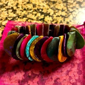 Handmade shell bracelet